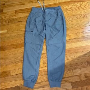 FIGS Heather Blue jogger scrub pants